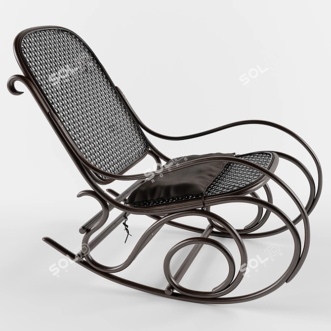 ComfortMax Rocking Chair 3D model image 2