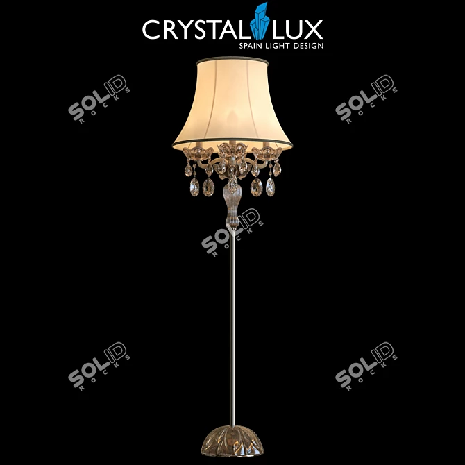 Siena PT4 - Elegant Spanish Chandelier 3D model image 1