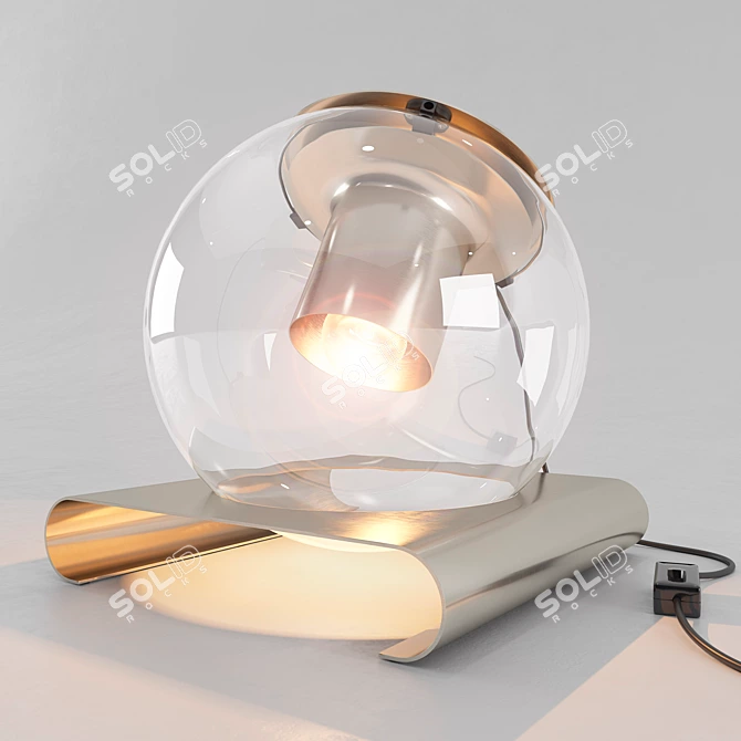 Sleek and Timeless: Oluce Globe 228 3D model image 2