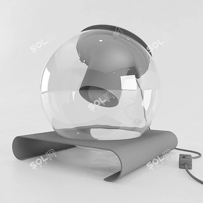 Sleek and Timeless: Oluce Globe 228 3D model image 3