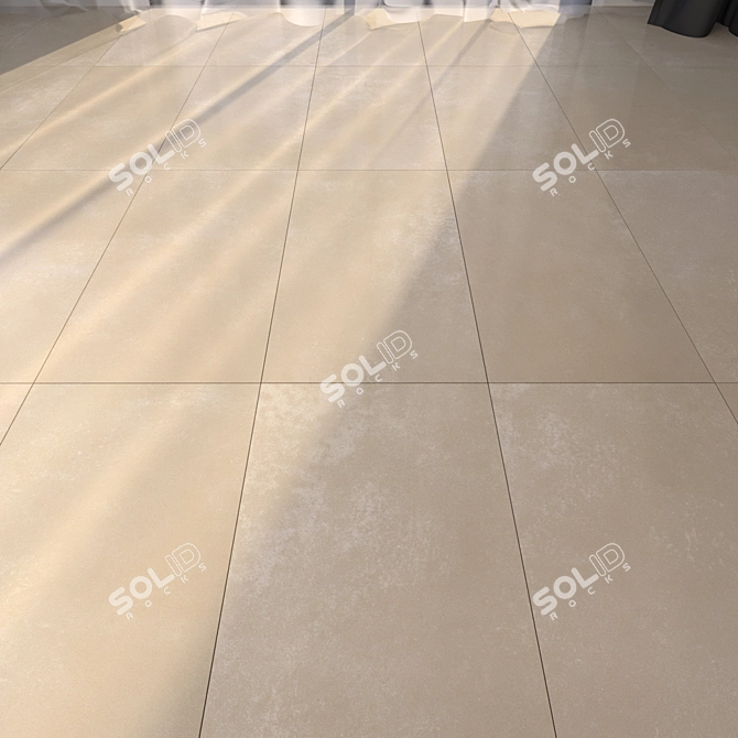 Luxury Marble Floor Tiles 3D model image 3