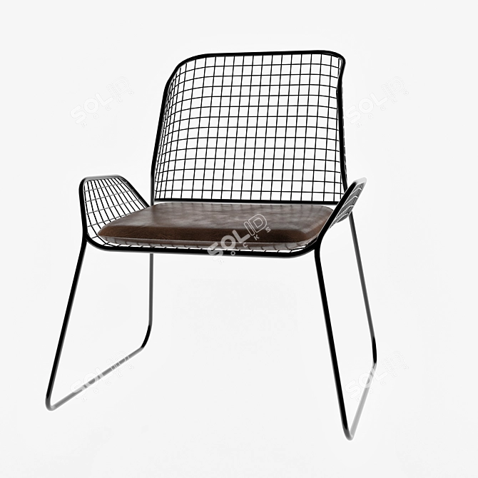 Modern Ergonomic Chair 3D model image 2