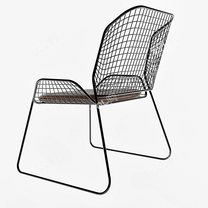 Modern Ergonomic Chair 3D model image 3