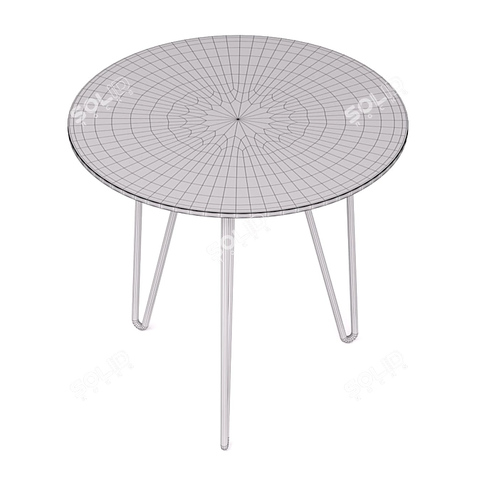 Elegant Halmar Alia Coffee Table 3D model image 3