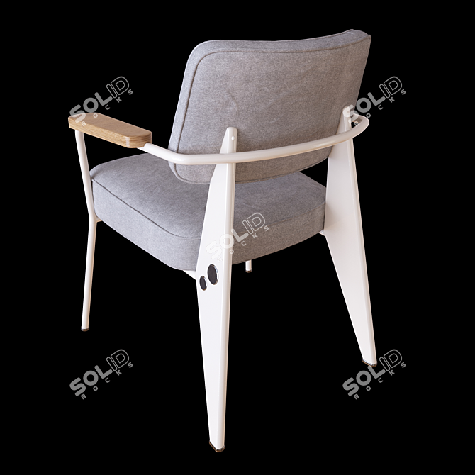 Vitra Direction Chair 3D model image 2