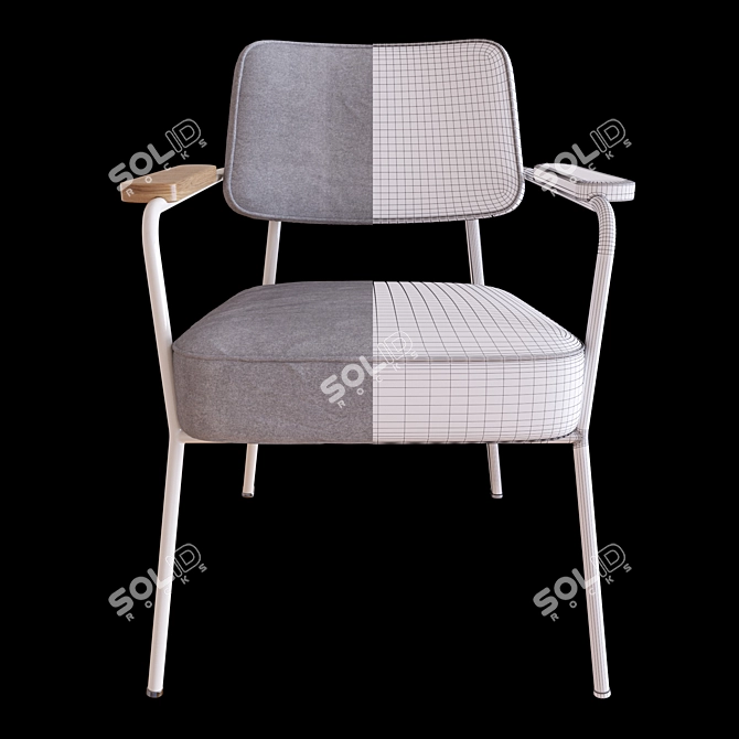 Vitra Direction Chair 3D model image 3