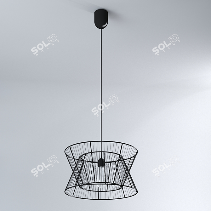 Argela Pendant Light: Sleek & Stylish 3D model image 1