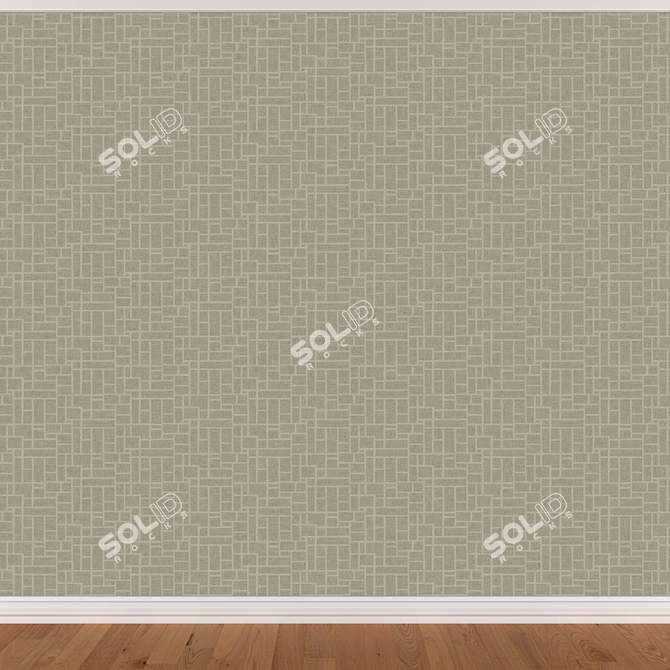 Seamless Wallpaper Set - 3 Colors 3D model image 2