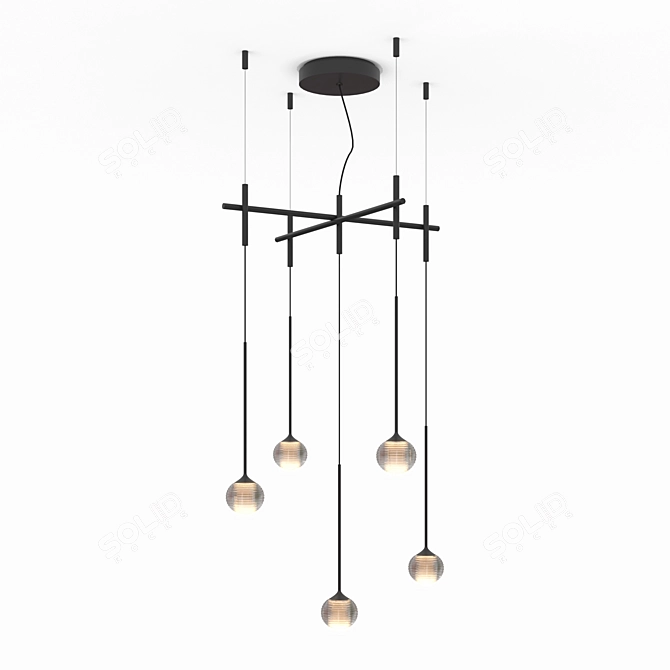 Vibia Algorithm 0855 Pendant Light 3D model image 1