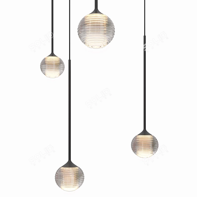 Vibia Algorithm 0855 Pendant Light 3D model image 2