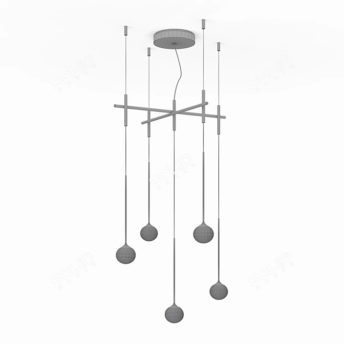 Vibia Algorithm 0855 Pendant Light 3D model image 3