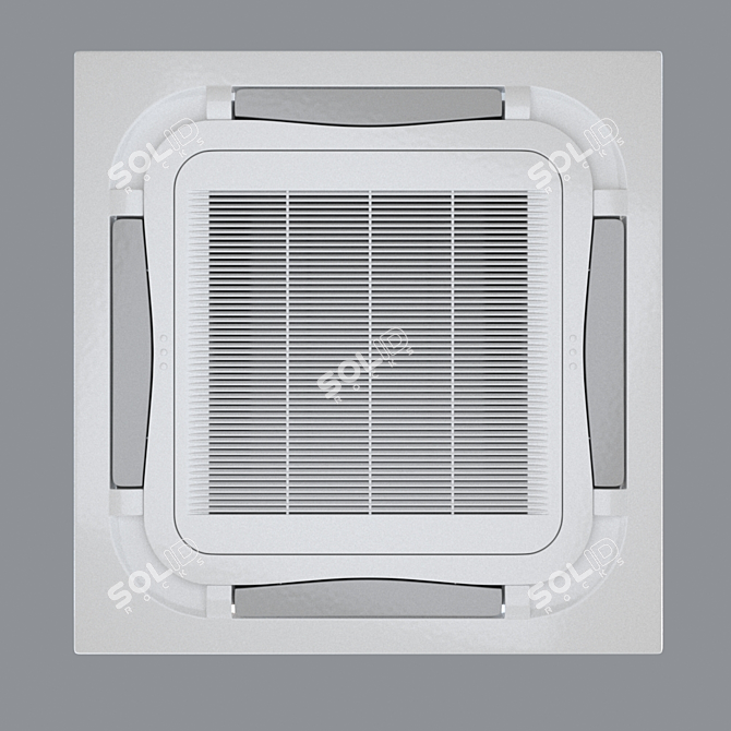 Coolaire Cassette AC: Efficient Cooling for Any Space 3D model image 2