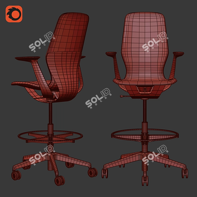 Steelcase SILQ: Modern Office Chair 3D model image 3