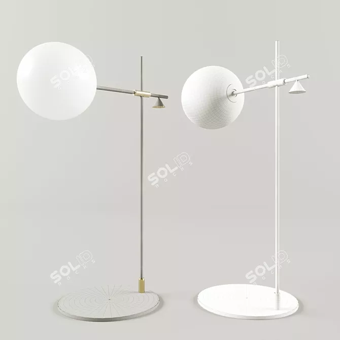 Crane Table Lamp, Aromas Factory 3D model image 2
