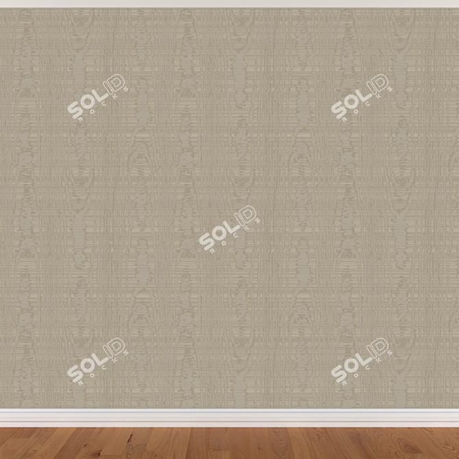 Seth 361 Wallpaper Set: Seamless Textures in 3 Colors 3D model image 2