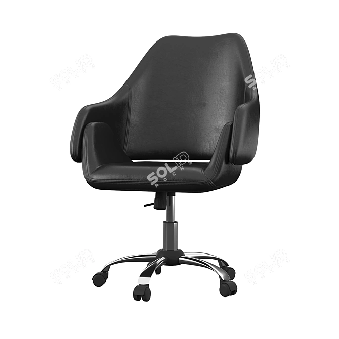 ErgoFlex Blood Task Chair 3D model image 1