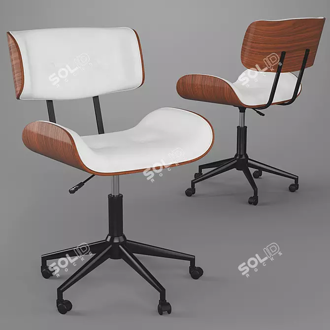 Mid-century Modern Office Chair - 2013 version 3D model image 1