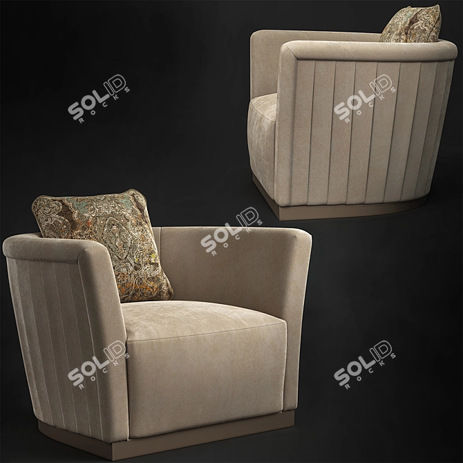 Tecni Nova Fortune II Armchair 3D model image 1