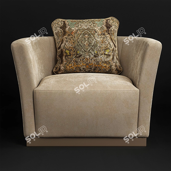 Tecni Nova Fortune II Armchair 3D model image 2