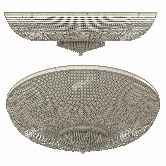 Elegant Wired Custom Lighting 3D model image 3