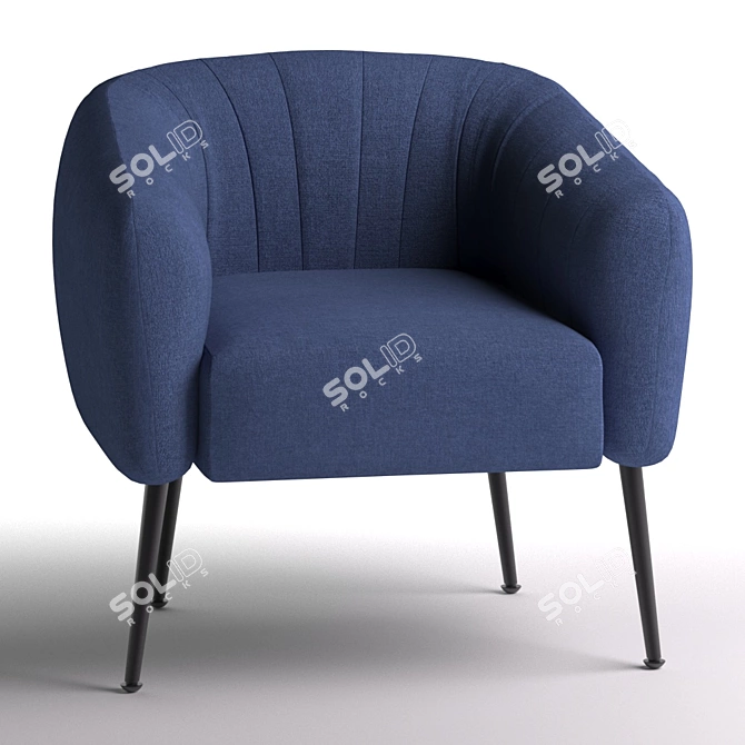 Luxurious Lusso Chair by HAlMAR 3D model image 1