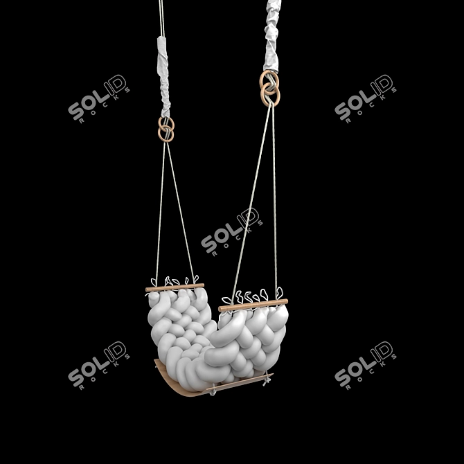 Title: Modern Garden Swing for All Ages! 3D model image 1