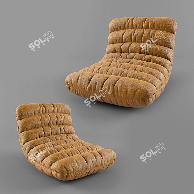 Modern Sofa - Vray & Corona - FBX Files 3D model image 1