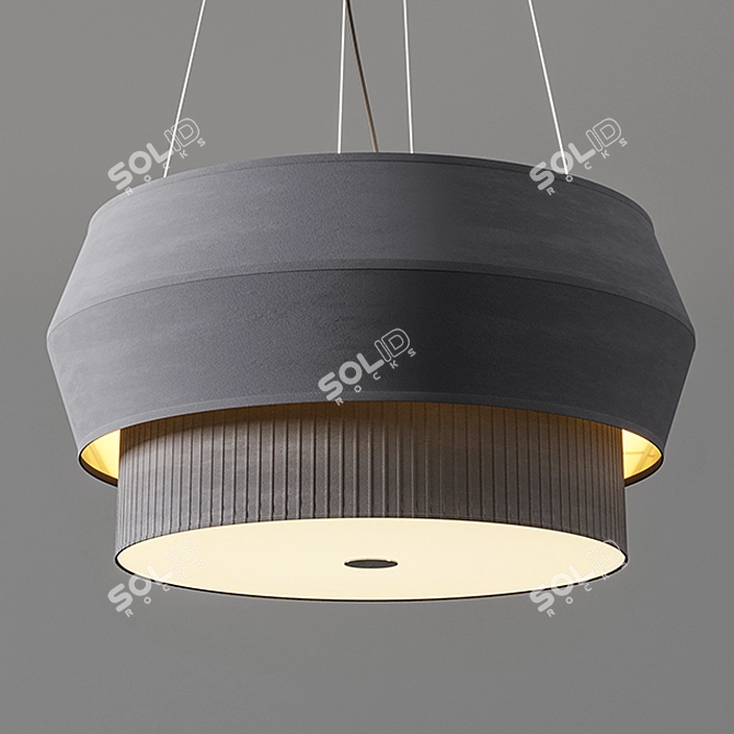 Quinto Pendant Lamp: Elegant and Stylish 3D model image 1