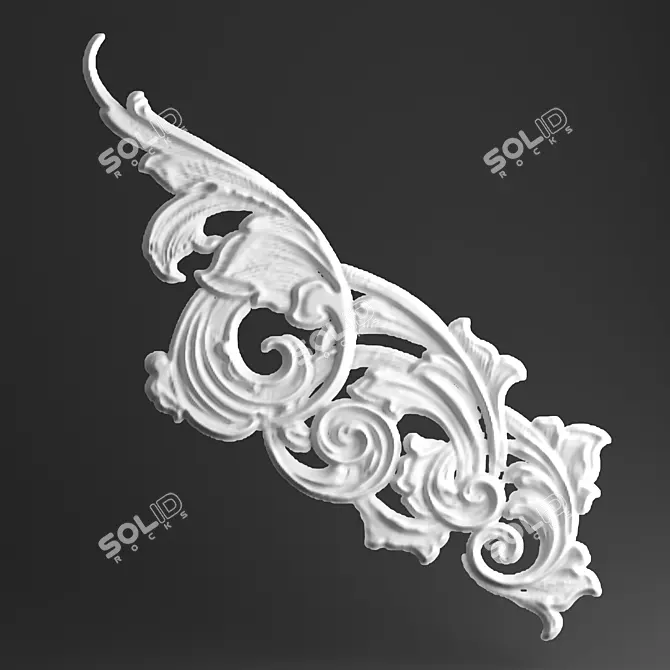 Elegant 8: Russian-inspired Ornament 3D model image 1