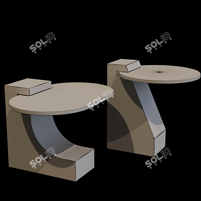 Unique Glass Designs for Baxter 3D model image 3