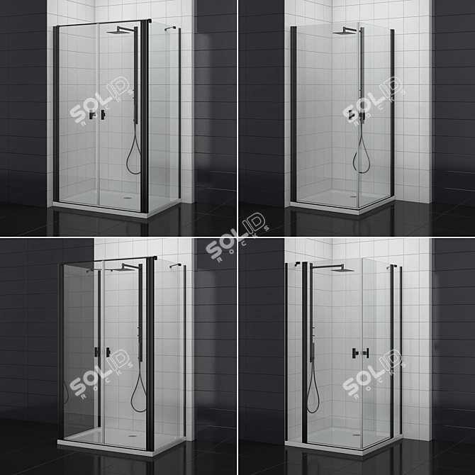 Radaway Showers | NES 2: Sleek and Stylish Designs 3D model image 2