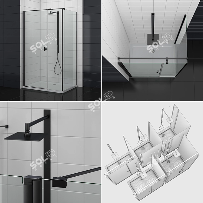 Radaway Showers | NES 2: Sleek and Stylish Designs 3D model image 3