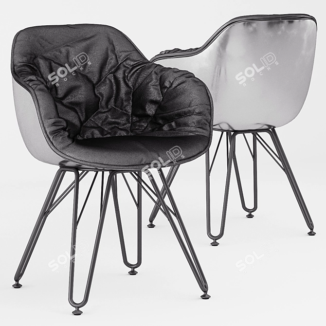 Dressy Lap 4052: Elegant ergonomic chair 3D model image 1