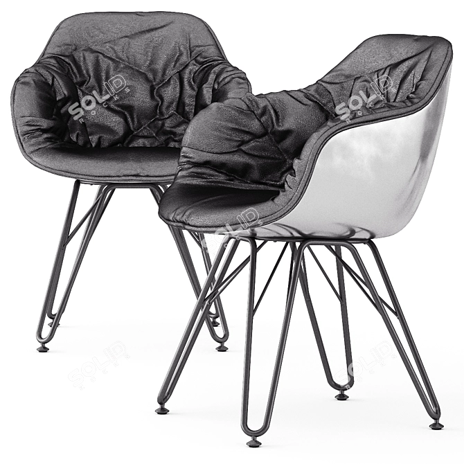 Dressy Lap 4052: Elegant ergonomic chair 3D model image 5