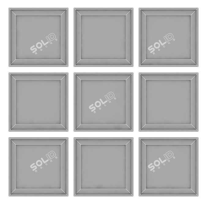 9-Piece Photography Shot Frame Collection 3D model image 3