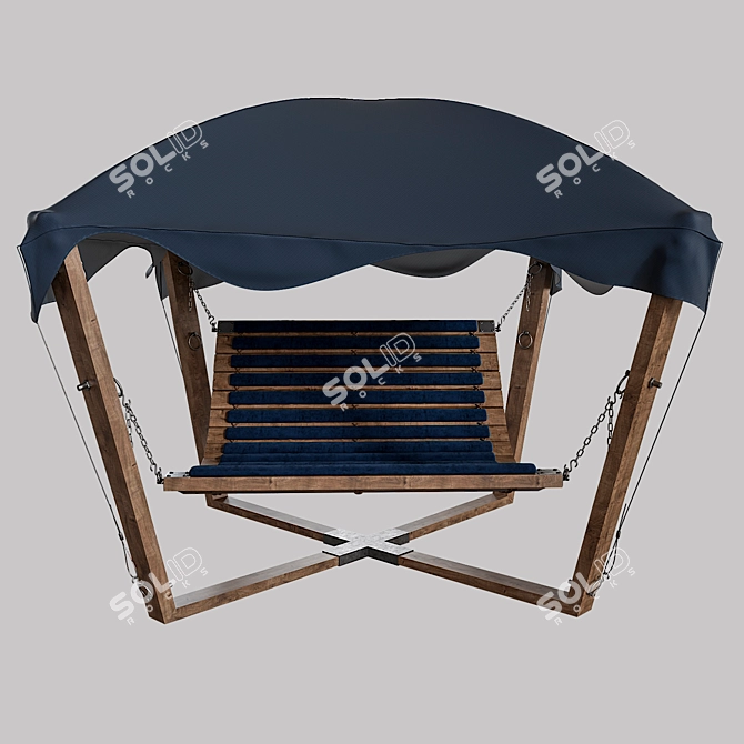 Convertible Garden Swing 3D model image 1