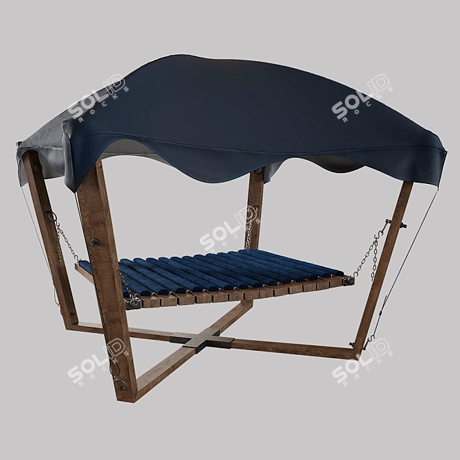 Convertible Garden Swing 3D model image 2