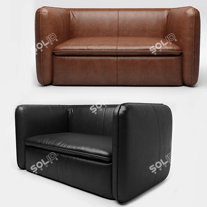 Modern Comfort: Berko Sofa 3D model image 1
