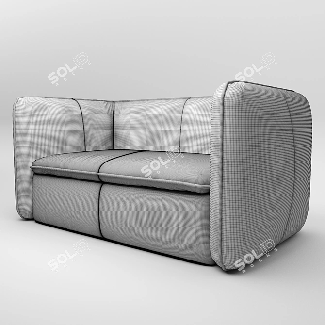 Modern Comfort: Berko Sofa 3D model image 2