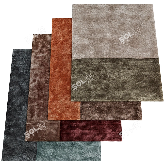 Luxury Plush Carpet, 48 3D model image 1