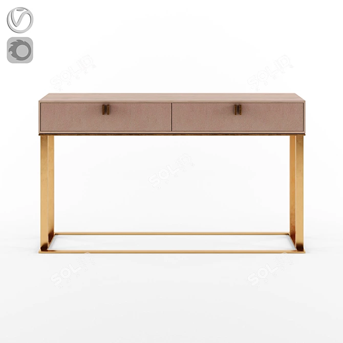 BRISBANE Console: Elegant and Functional 3D model image 1