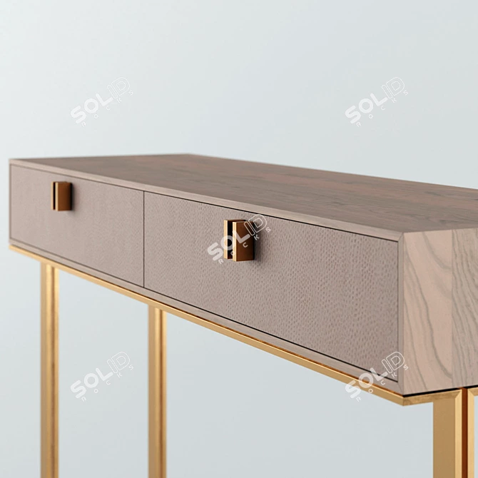 BRISBANE Console: Elegant and Functional 3D model image 3