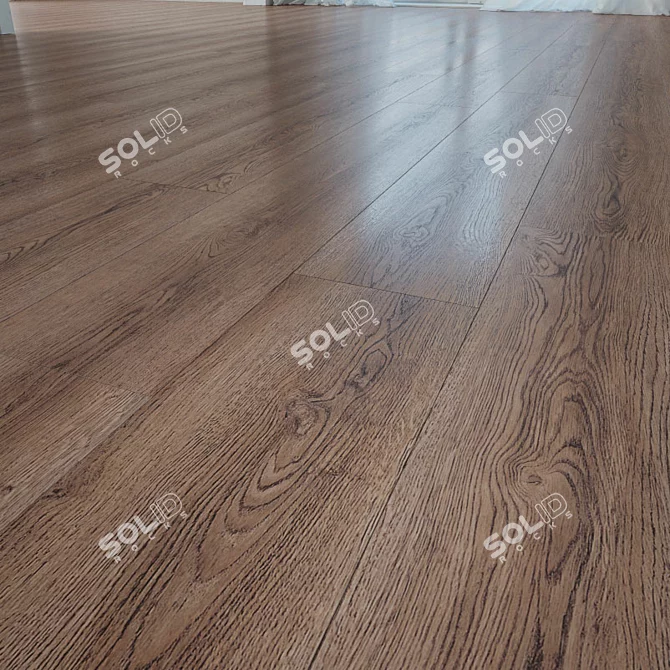 Orleans Oak Wood Flooring: Superior Quality, Natural Beauty 3D model image 1
