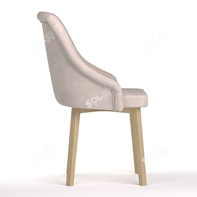 Modern Ergonomic Toledo Chair: Comfortable and Stylish 3D model image 3