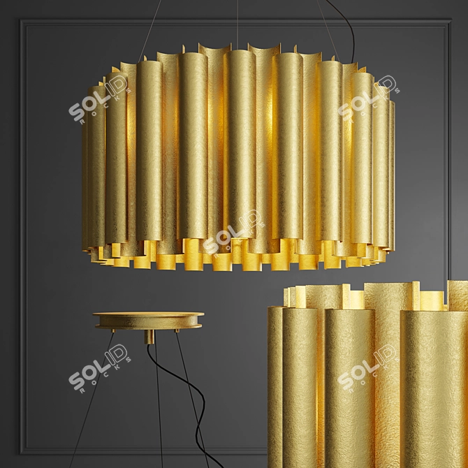 AURUM II Suspension Light | Unique and Striking Lighting Solution 3D model image 2