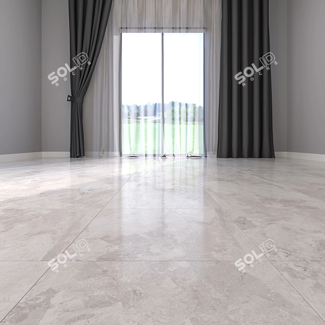 Elegant Marble Floor Collection 3D model image 2