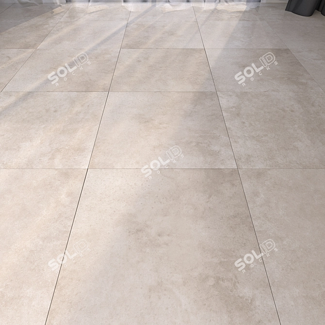 Deluxe Marble Floor Tiles 3D model image 1