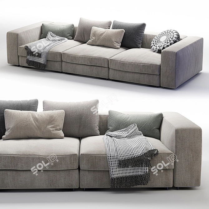 Stylish Lema SNAP Sofa 3D model image 1