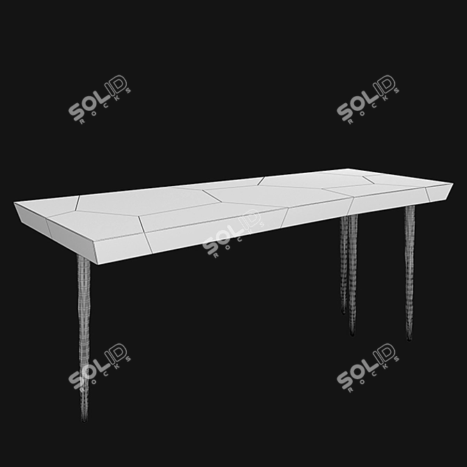 Mystic Pinto Paris Desk 3D model image 3