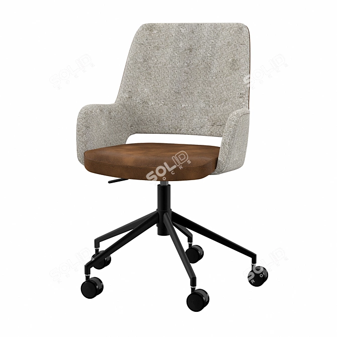 ErgoComfort Task Chair 3D model image 1